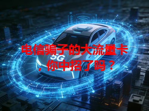 电信骗子的大流量卡，你中招了吗？