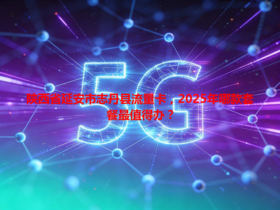 陕西省延安市志丹县流量卡，2025年哪款套餐最值得办？