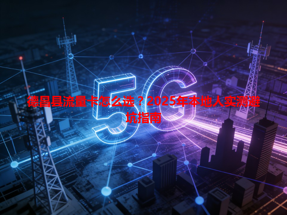 德昌县流量卡怎么选？2025年本地人实测避坑指南