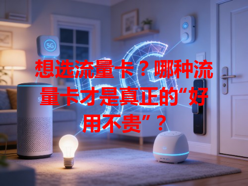想选流量卡?哪种流量卡才是真正的“好用不贵”?