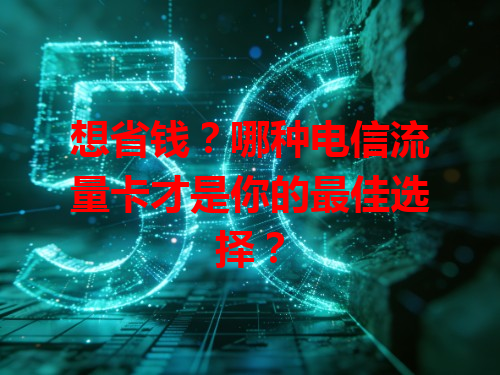 想省钱?哪种电信流量卡才是你的最佳选择?