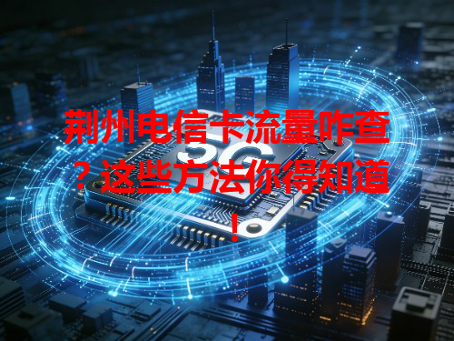 荆州电信卡流量咋查？这些方法你得知道！