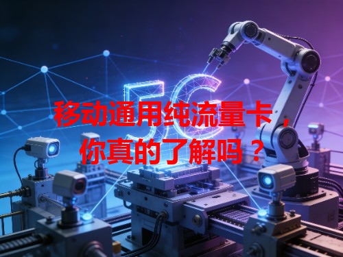 移动通用纯流量卡，你真的了解吗？