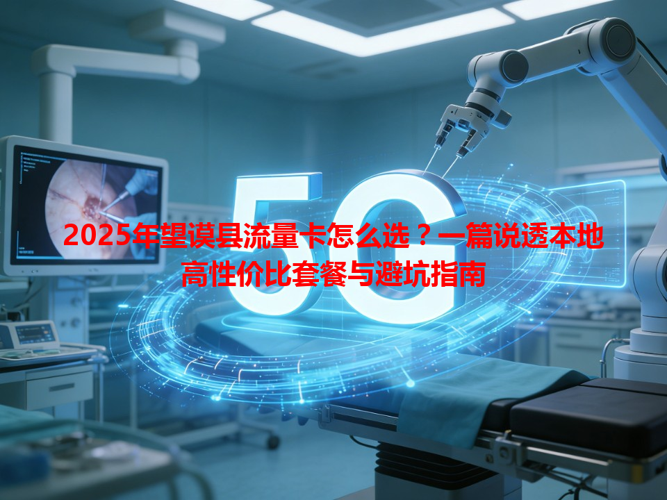 2025年望谟县流量卡怎么选？一篇说透本地高性价比套餐与避坑指南