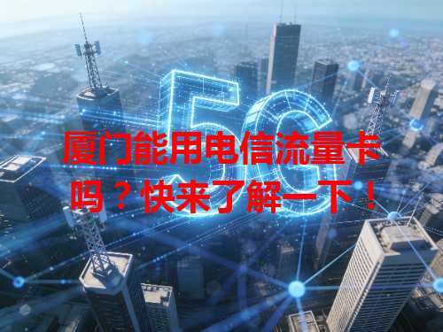 厦门能用电信流量卡吗？快来了解一下！