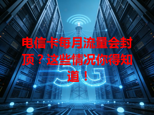 电信卡每月流量会封顶？这些情况你得知道！
