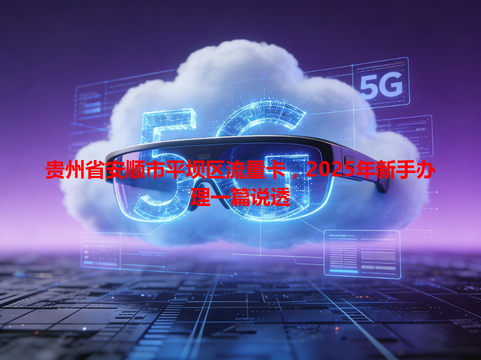 贵州省安顺市平坝区流量卡，2025年新手办理一篇说透