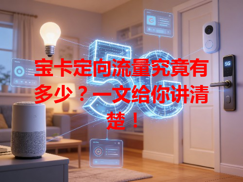 宝卡定向流量究竟有多少?一文给你讲清楚!