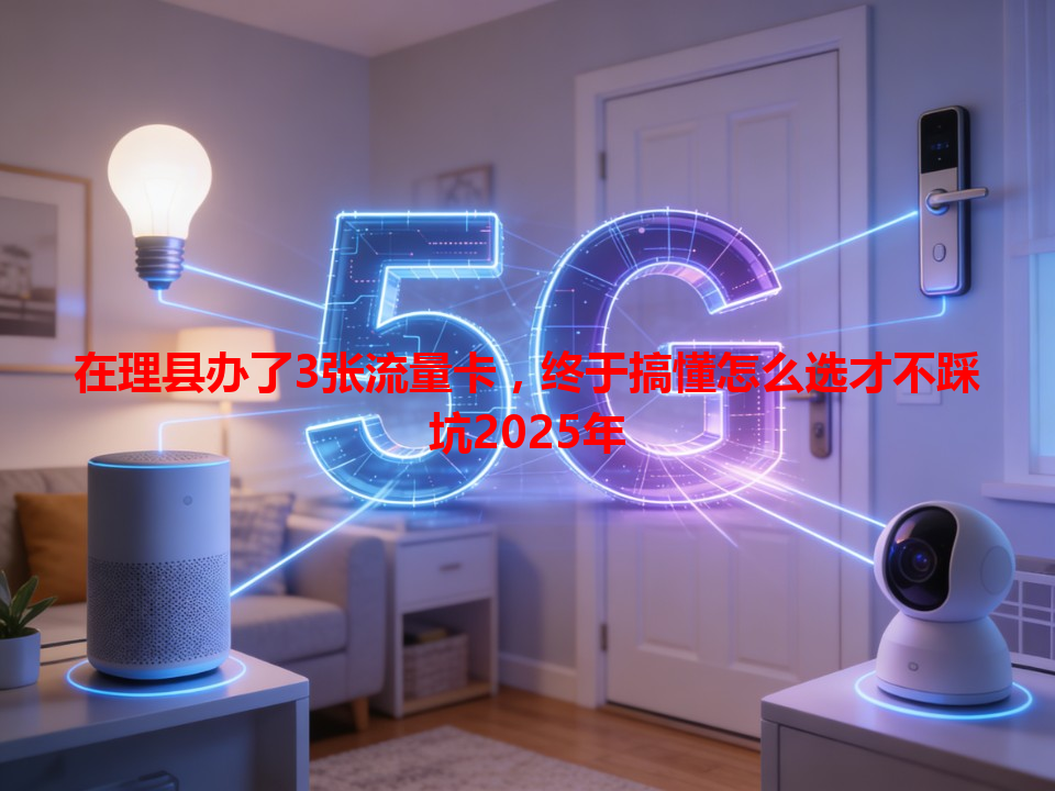 在理县办了3张流量卡，终于搞懂怎么选才不踩坑2025年