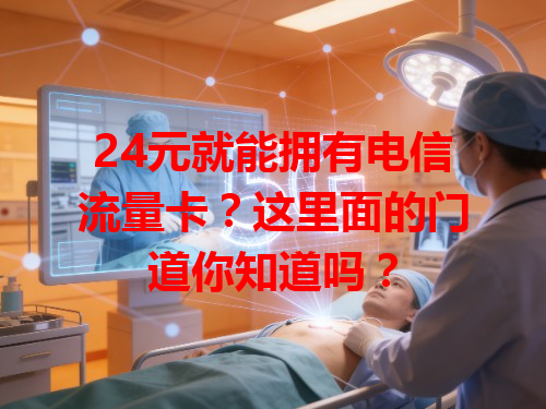 24元就能拥有电信流量卡？这里面的门道你知道吗？