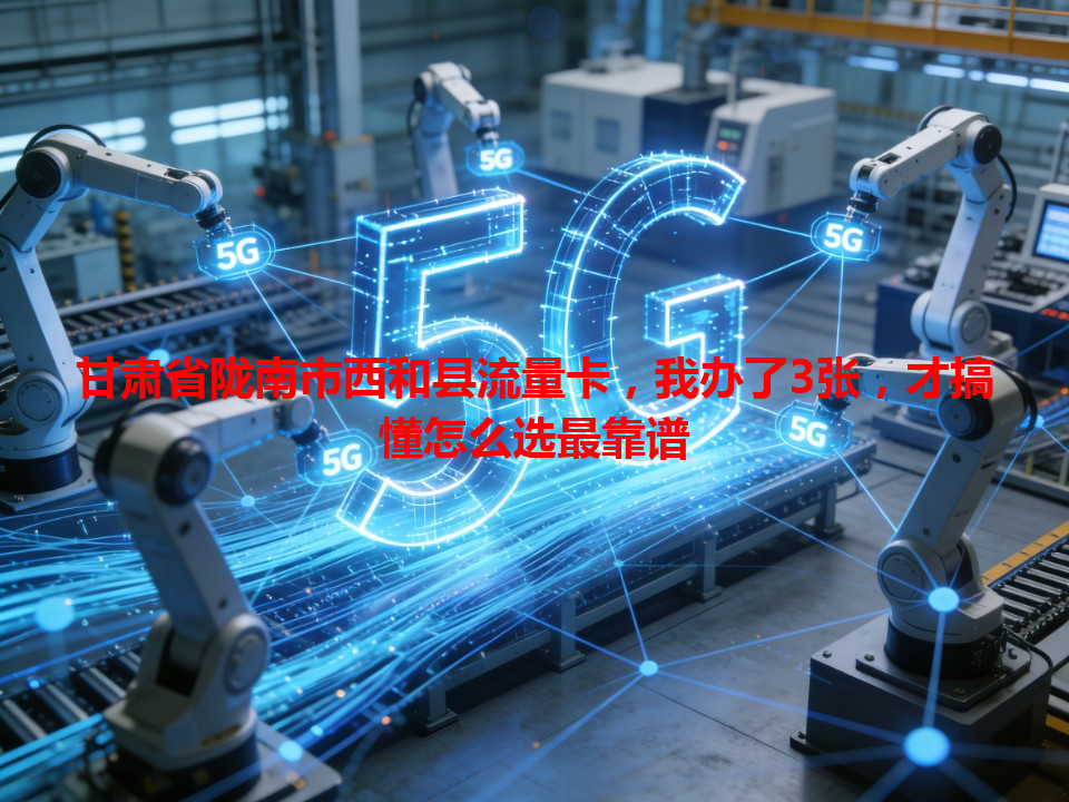 甘肃省陇南市西和县流量卡，我办了3张，才搞懂怎么选最靠谱