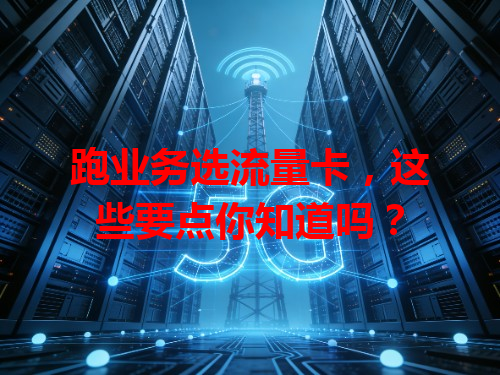 跑业务选流量卡，这些要点你知道吗？