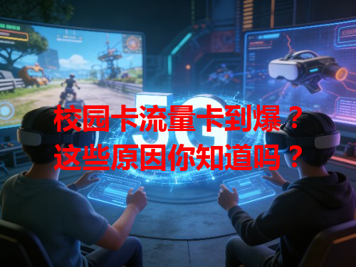 校园卡流量卡到爆？这些原因你知道吗？