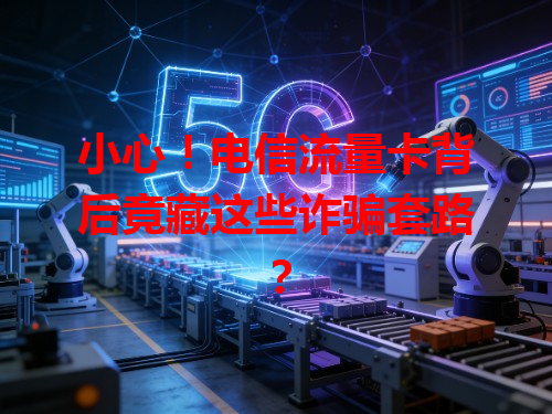 小心！电信流量卡背后竟藏这些诈骗套路？