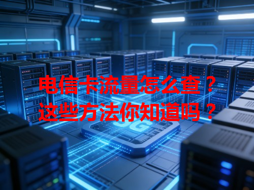电信卡流量怎么查？这些方法你知道吗？