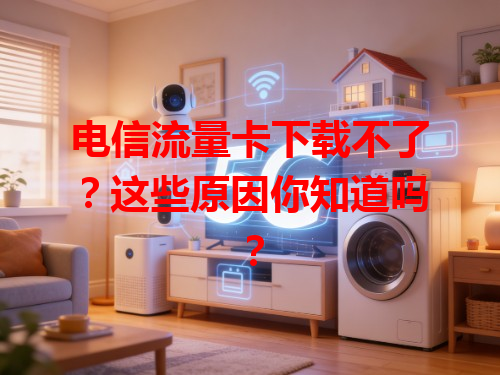 电信流量卡下载不了？这些原因你知道吗？