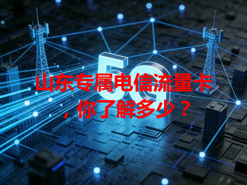 山东专属电信流量卡，你了解多少？