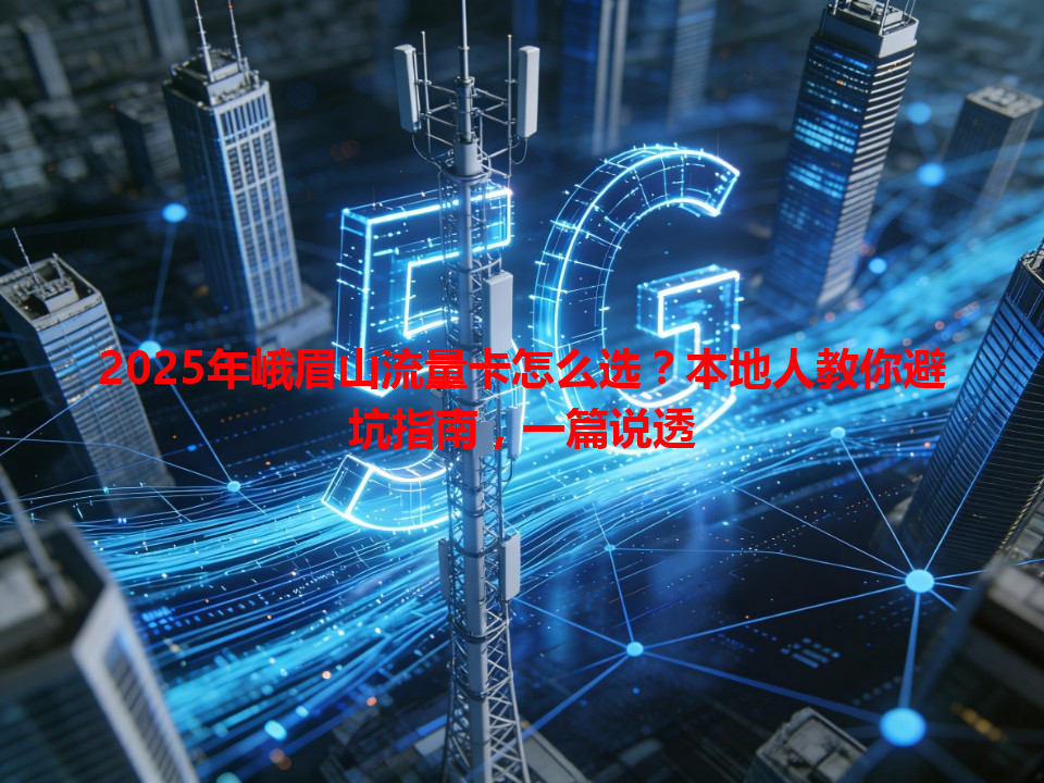 2025年峨眉山流量卡怎么选？本地人教你避坑指南，一篇说透