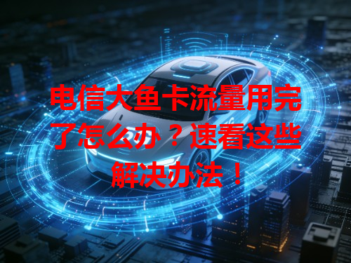电信大鱼卡流量用完了怎么办？速看这些解决办法！