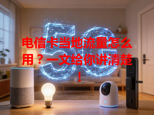 电信卡当地流量怎么用？一文给你讲清楚！