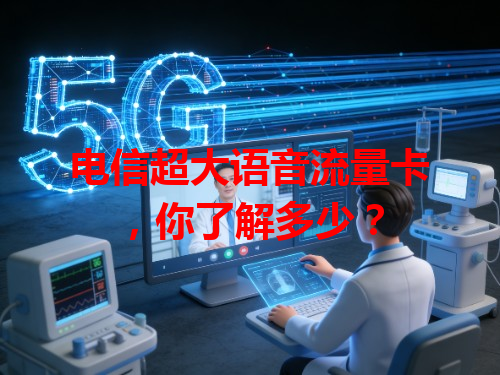 电信超大语音流量卡，你了解多少？