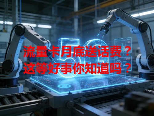 流量卡月底送话费？这等好事你知道吗？