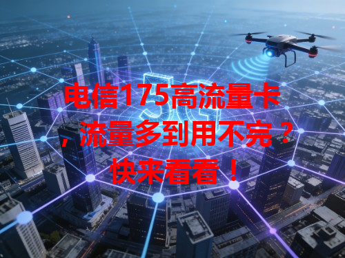 电信175高流量卡，流量多到用不完？快来看看！