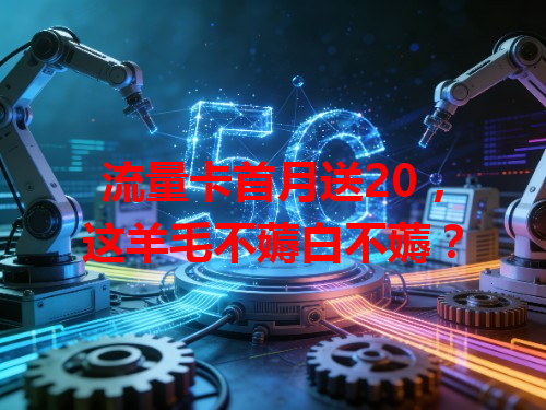 流量卡首月送20，这羊毛不薅白不薅？