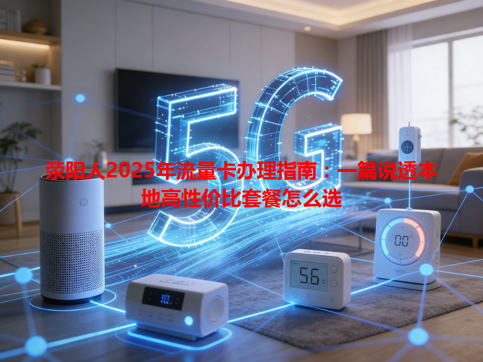荥阳人2025年流量卡办理指南：一篇说透本地高性价比套餐怎么选