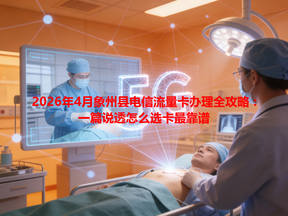 2026年4月象州县电信流量卡办理全攻略：一篇说透怎么选卡最靠谱