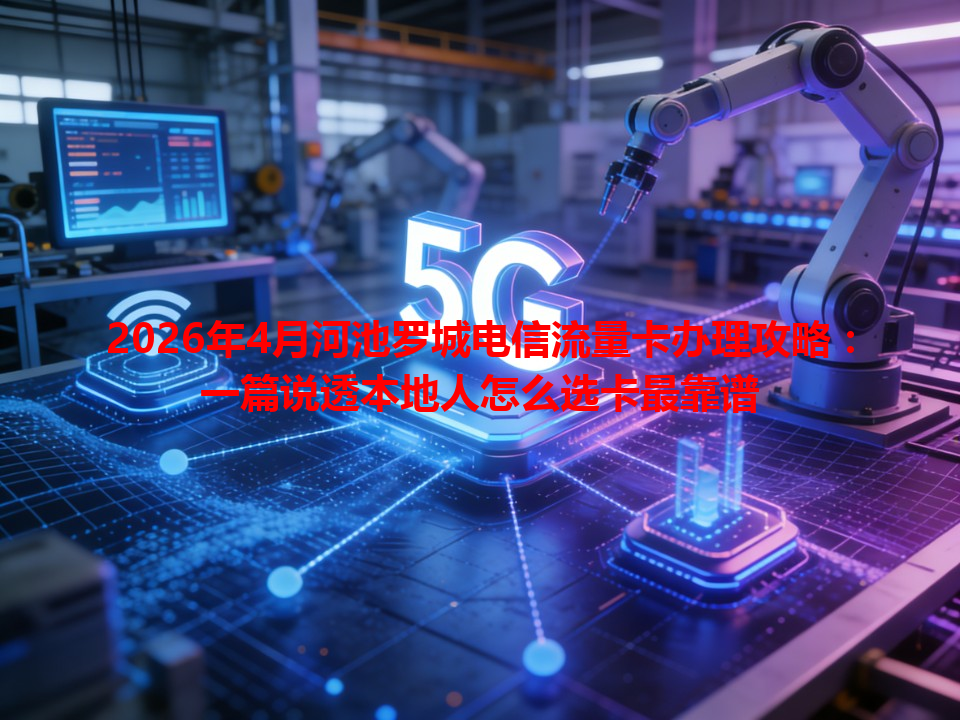 2026年4月河池罗城电信流量卡办理攻略：一篇说透本地人怎么选卡最靠谱