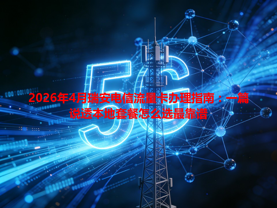 2026年4月瑞安电信流量卡办理指南：一篇说透本地套餐怎么选最靠谱