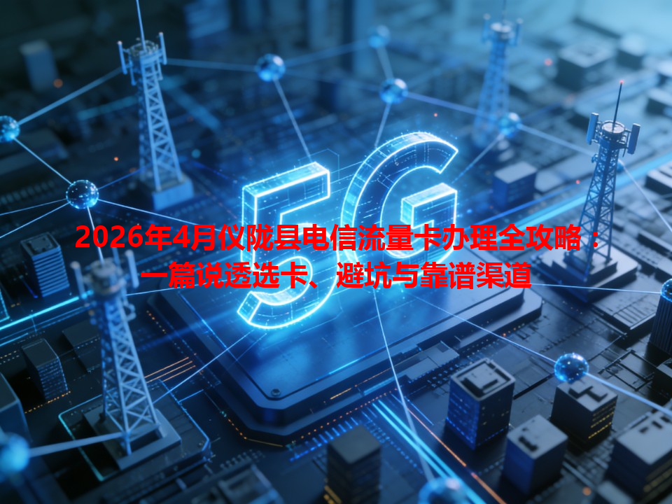 2026年4月仪陇县电信流量卡办理全攻略：一篇说透选卡、避坑与靠谱渠道