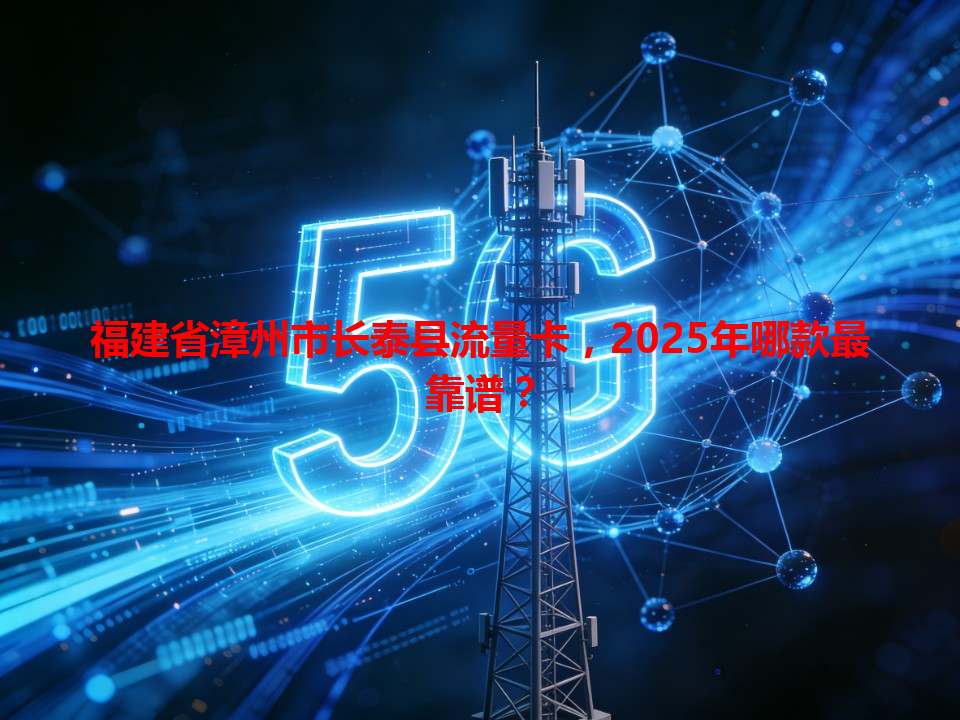 福建省漳州市长泰县流量卡，2025年哪款最靠谱？
