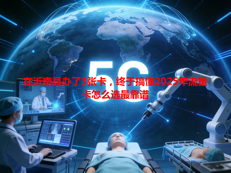 在沂南县办了3张卡，终于搞懂2025年流量卡怎么选最靠谱