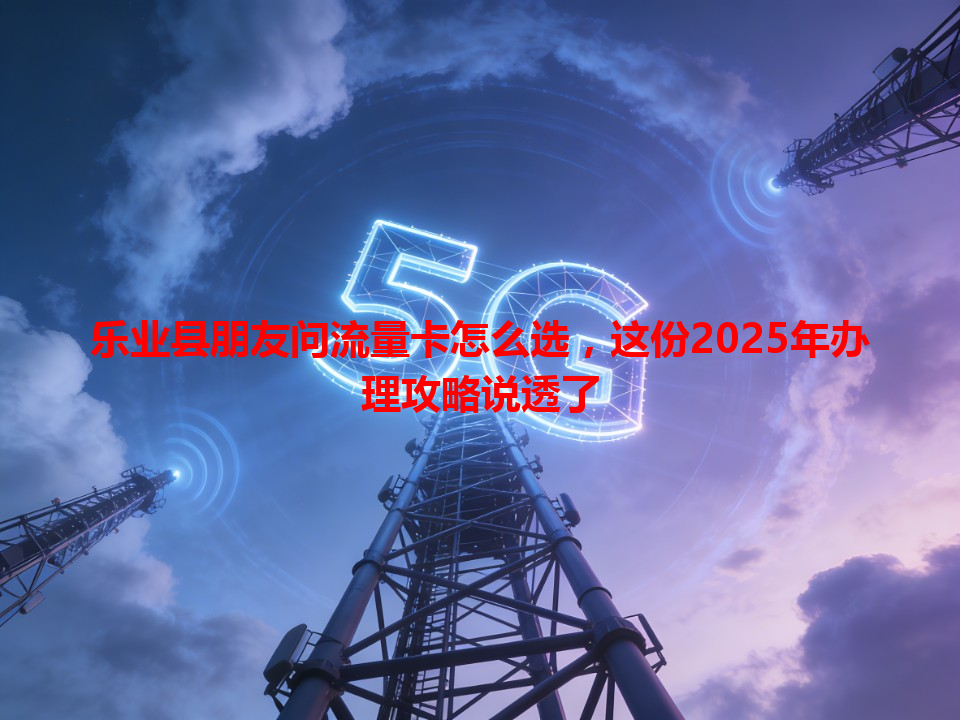 乐业县朋友问流量卡怎么选，这份2025年办理攻略说透了