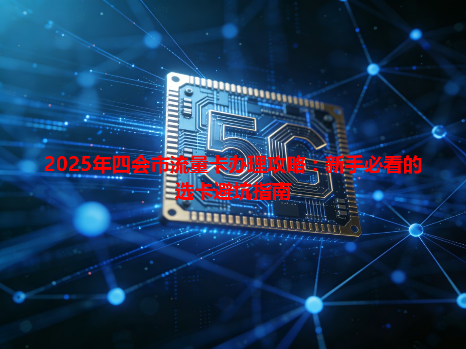 2025年四会市流量卡办理攻略：新手必看的选卡避坑指南