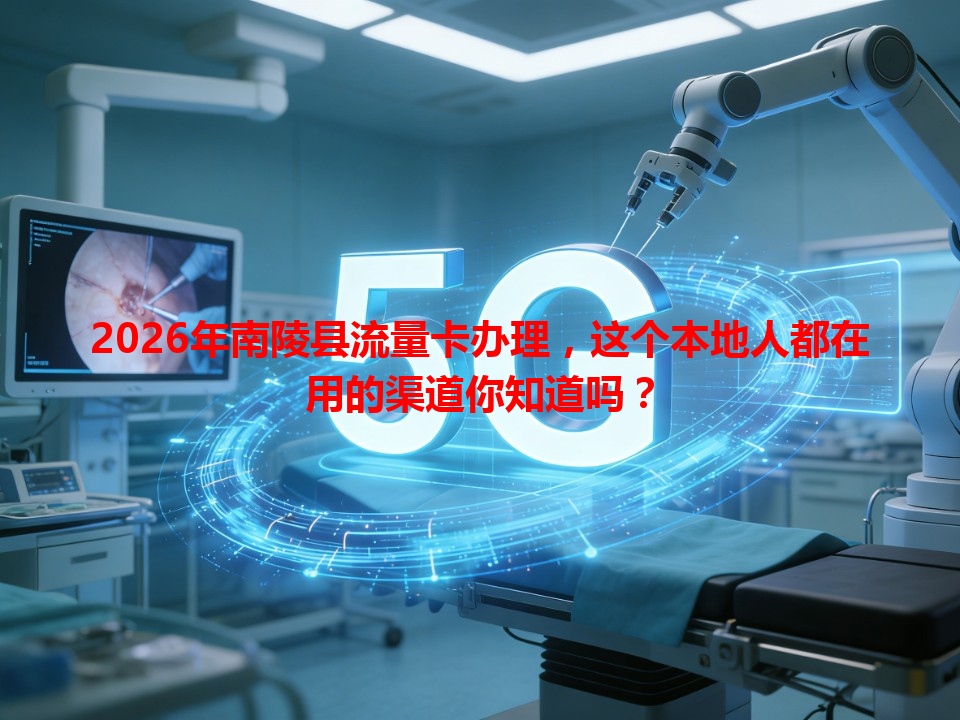 2026年南陵县流量卡办理，这个本地人都在用的渠道你知道吗？