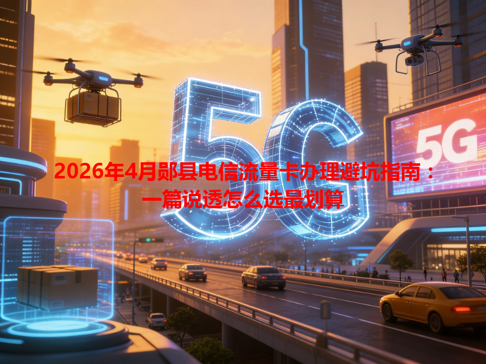 2026年4月郧县电信流量卡办理避坑指南：一篇说透怎么选最划算