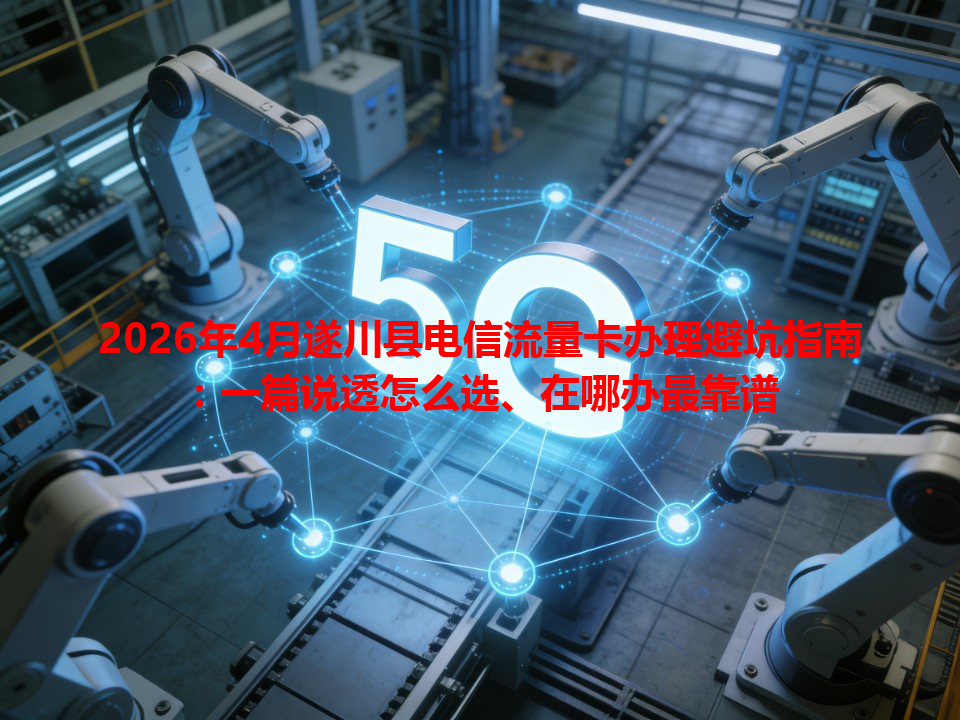 2026年4月遂川县电信流量卡办理避坑指南：一篇说透怎么选、在哪办最靠谱