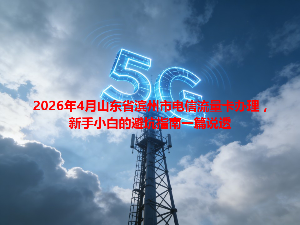 2026年4月山东省滨州市电信流量卡办理，新手小白的避坑指南一篇说透