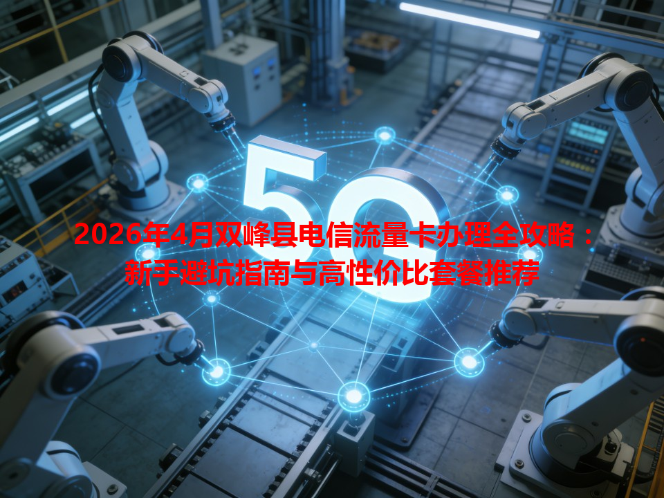 2026年4月双峰县电信流量卡办理全攻略：新手避坑指南与高性价比套餐推荐