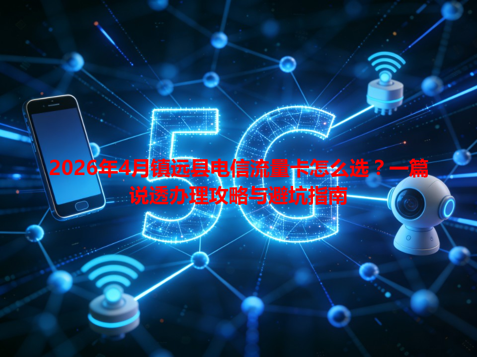 2026年4月镇远县电信流量卡怎么选？一篇说透办理攻略与避坑指南