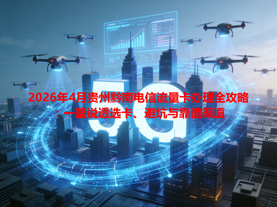 2026年4月贵州黔南电信流量卡办理全攻略：一篇说透选卡、避坑与靠谱渠道
