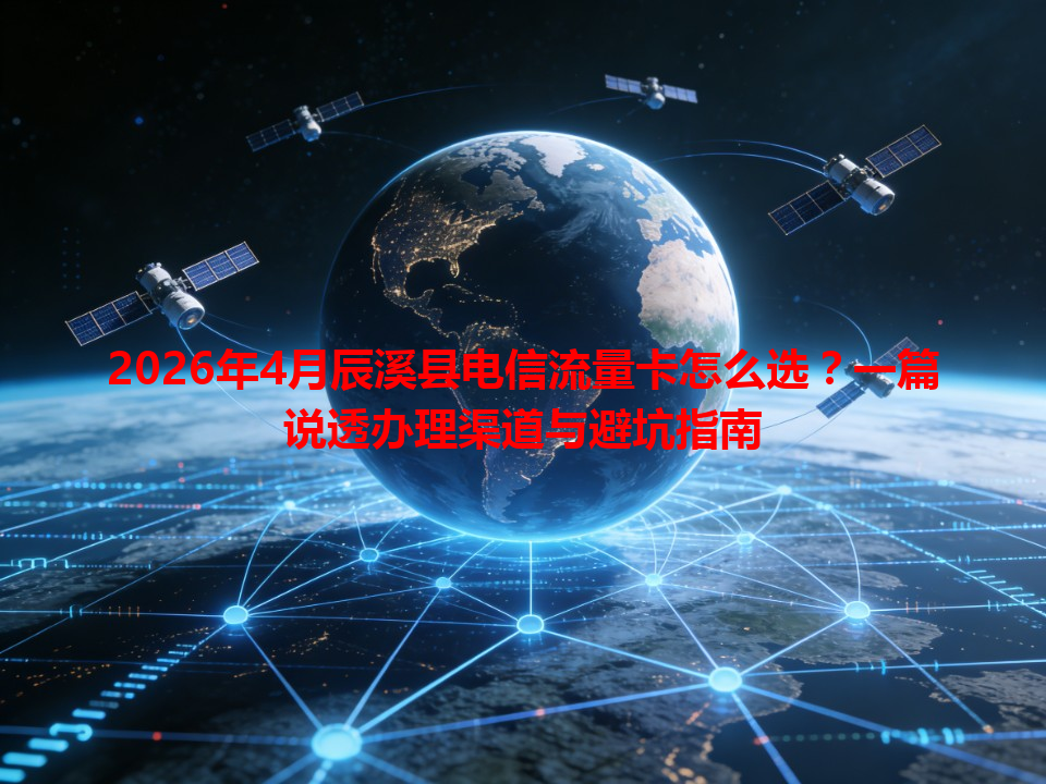 2026年4月辰溪县电信流量卡怎么选？一篇说透办理渠道与避坑指南