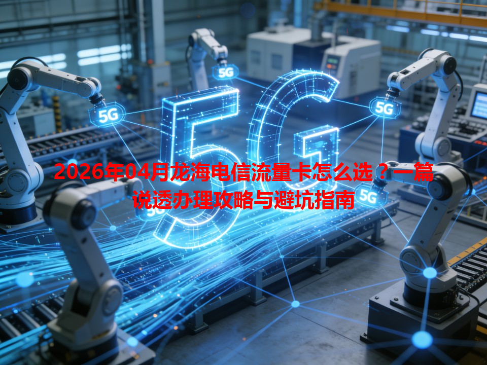 2026年04月龙海电信流量卡怎么选？一篇说透办理攻略与避坑指南
