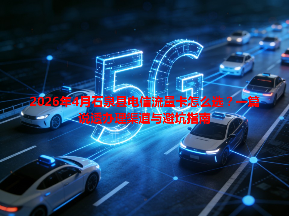 2026年4月石泉县电信流量卡怎么选？一篇说透办理渠道与避坑指南