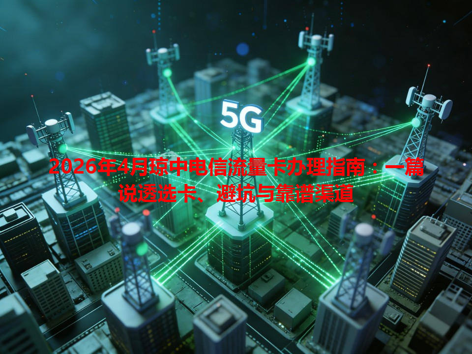 2026年4月琼中电信流量卡办理指南：一篇说透选卡、避坑与靠谱渠道