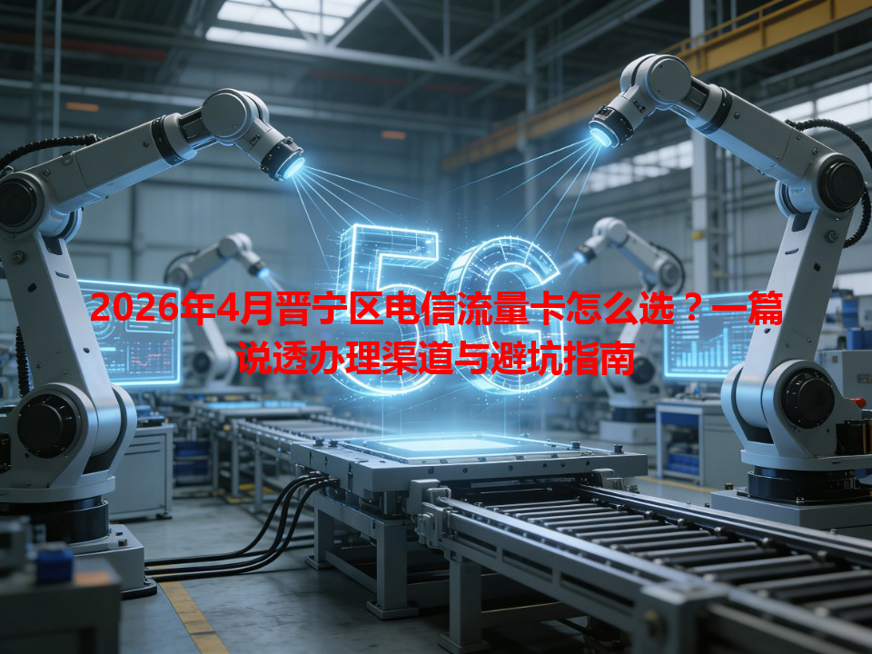 2026年4月晋宁区电信流量卡怎么选？一篇说透办理渠道与避坑指南