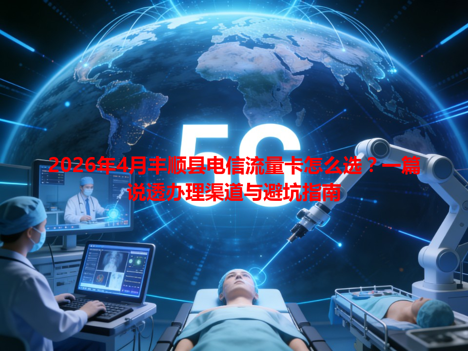 2026年4月丰顺县电信流量卡怎么选？一篇说透办理渠道与避坑指南